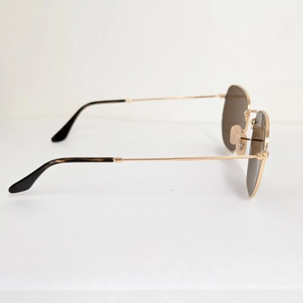 Ray-Ban Hexagonal Metal Frame RB3548N 3P Sunglasses Italy